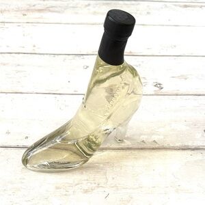 Glass Bottle High Heel Shaped Collectible Glass Home Decor Sealed Shoe Bottle